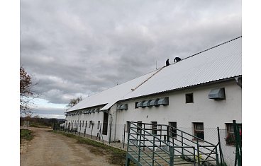 Oprava střechy na farmě Strměchy - ISK